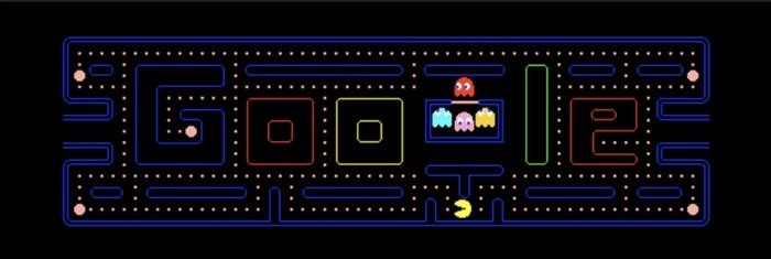 Google Birthday Surprise Spinner - Pacman