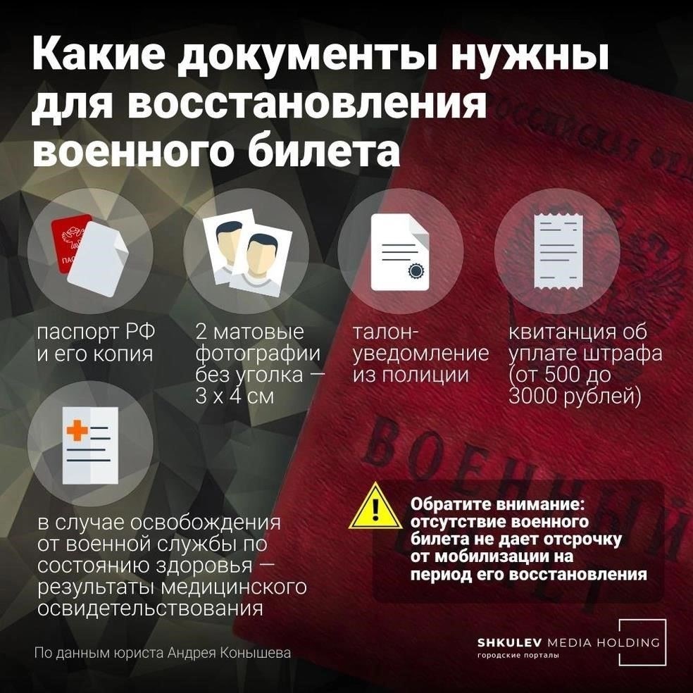 Как восстановить военный билет, находясь в другом городеЕсли вы оказались в другом городе без своего военного билета, необходимо немедленно предпринять шаги для начала процесса восстановления. Ниже приводится порядок действий, необходимых для эффективного восстановления утраченного документа: