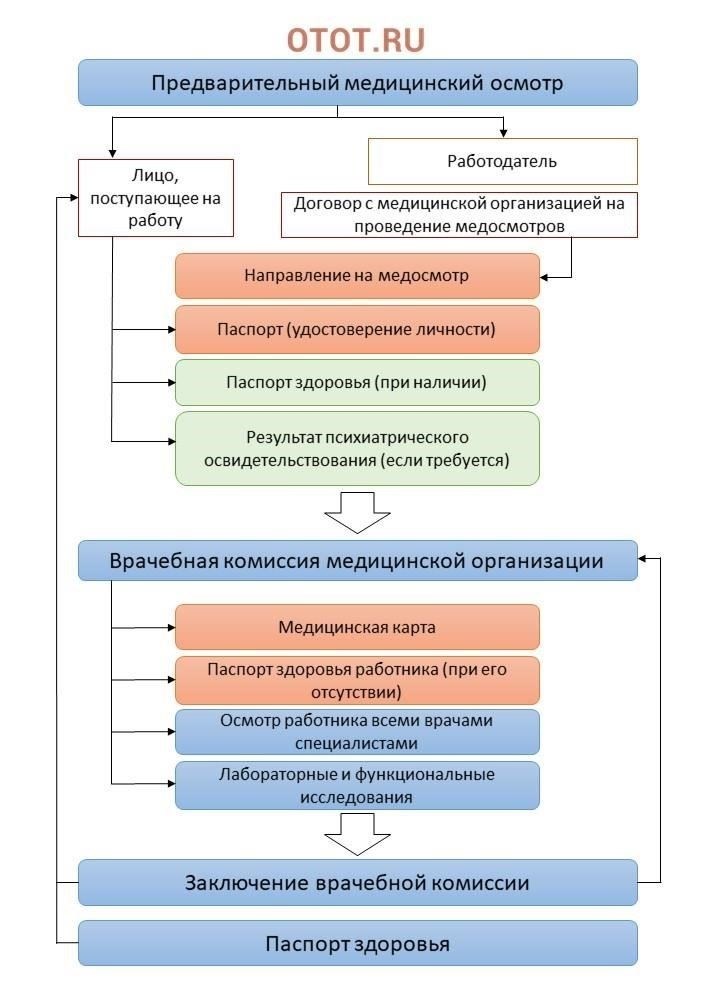 Правовые требования к прохождению медицинских осмотров перед началом работы