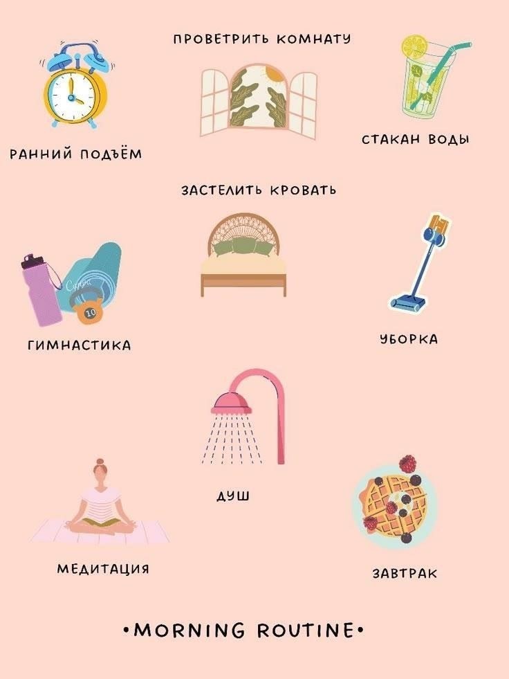 Утренний распорядок и подготовка